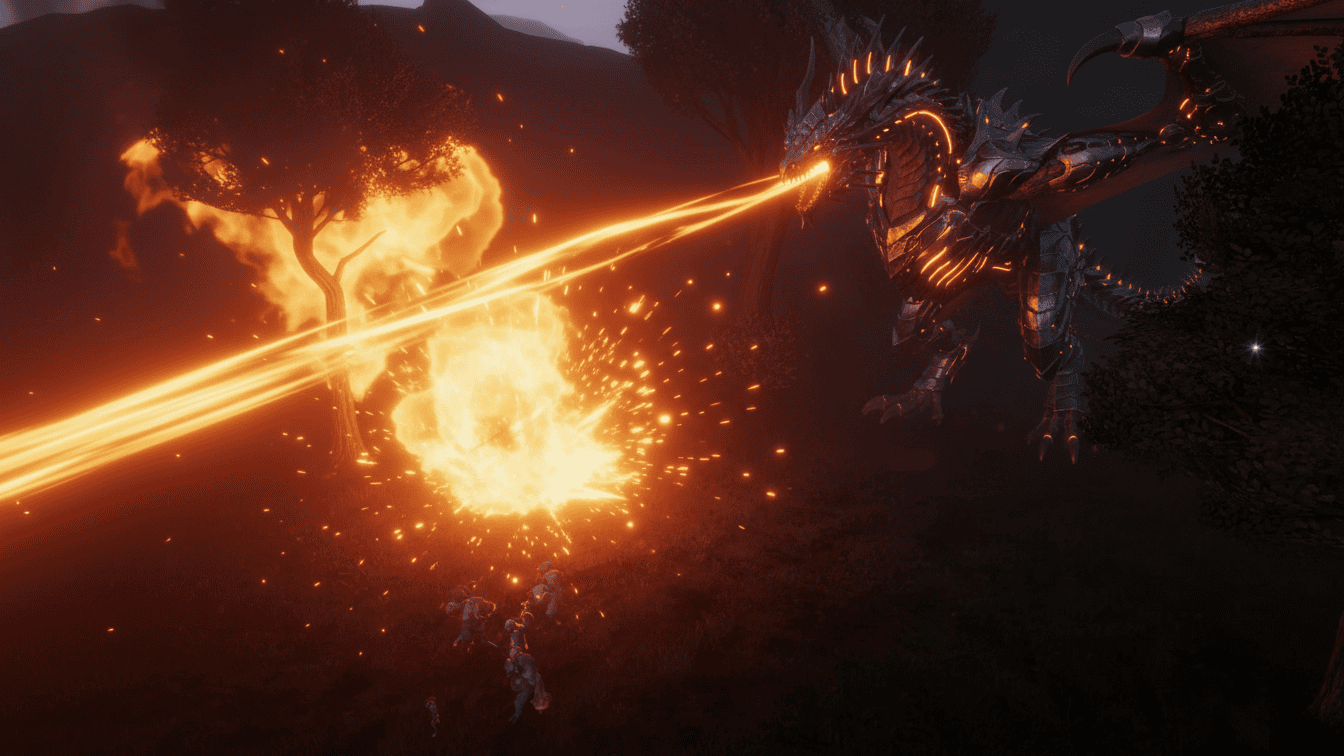 Offline RPG exploration scene in the ruined world of The Last Elf